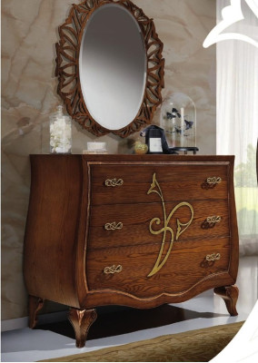 Chest of drawers Wardrobe Luxury Chests of drawers Wardrobe Shelf Console Furniture Wooden Cabinet Mirror