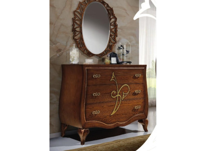 Chest of drawers Wardrobe Luxury Chests of drawers Wardrobe Shelf Console Furniture Wooden Cabinet Mirror