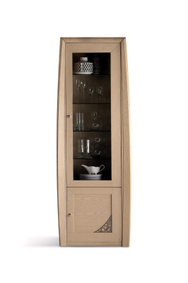 Display case Glass Wardrobe Showcases Living room Cabinets Italian Furniture Glass cabinet