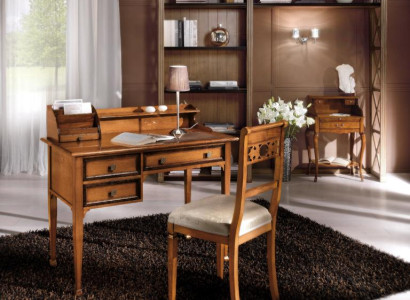 Wooden table Chair Tables 2pcs Furnishings Real wood Office Desk Armchair Table