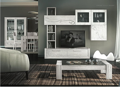 Design wall cabinet Shelf Living room Wood Cabinets Display case Wall Shelves Italy new