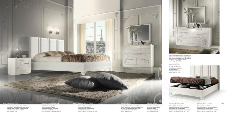 Bedroom Bed Bedside table Group Beds Luxury Bed Frame Wood Design Set 3pcs