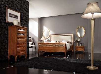 Double bed Beds Bedroom Furniture Solid wood Vaccari cav giovanni Bed new