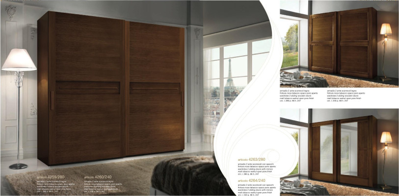 Cabinets Clothes Wardrobe Wardrobe Luxury Sliding Doors Design Wood Modern