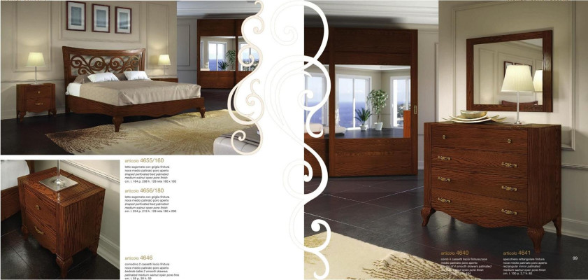 Suite Set 2pcs Chest of drawers Mirror Group Wood Chests of drawers Sideboard Furniture Wardrobe