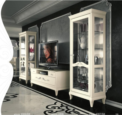 Living room Display case TV-cabinet Display case tv Modern Wood Furniture Wardrobe Style Set new 3-piece.