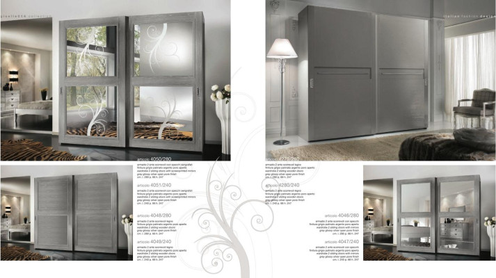 Cabinets Wardrobe Wardrobe Sliding Doors Wood Furniture Furnishings Italy new
