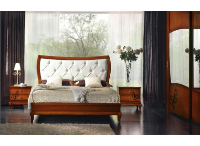 Luxury set 3 pieces.Bedroom Bed Bedside table Suite Group Beds Double Hotel