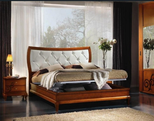 Luxury Bedroom Bed Double bed Wood Upholstery Beds Double Bed Frame Modern