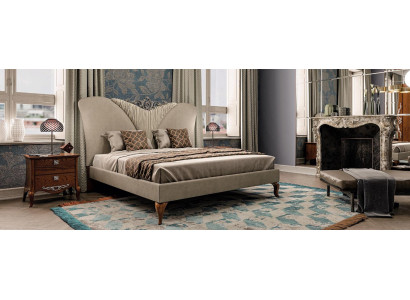 Bedroom set Complete's Bed 2x Bedside table 3-piece. Set Design Luxury Complete sets