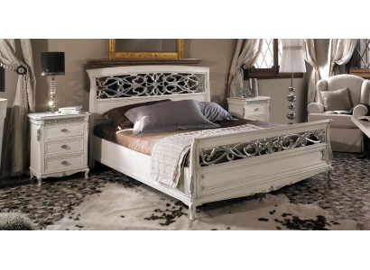 Bed Bedroom Furniture Double bed Design Beds Solid wood Vaccari cav giovanni