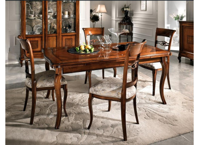 Dining room 6x Chairs Wood Luxury Armchair Chair Brown Chairs Living room Furniture