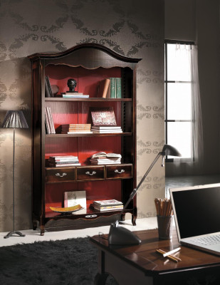 Bookshelf Display case showcase cabinet Classic r Wardrobe Bookcase Wood new