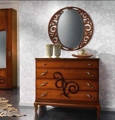 Suite set 2 pieces. Chest of drawers Mirror Chests of drawers Group Console Cabinets Modern