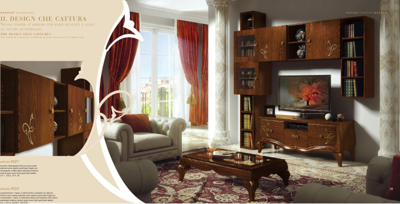 Classic Group TV-cabinet Set Living room Display case tv Modern Wood Furniture Wardrobe Style