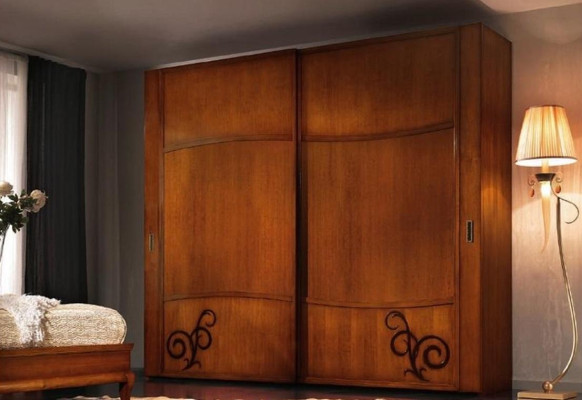 Wardrobe Sliding Doors Bedroom Wardrobe Wall Cabinets Wood Sliding Doors