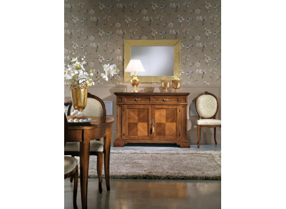 Chest of drawers with Mirror Console Furniture Chests of drawers Wardrobe Design Luxury Sideboard 2-piece.