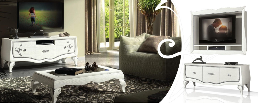 Luxury Lowboard TV-cabinet Wardrobe Sideboard Wardrobe tv Wood Modern Chest of drawers Design new