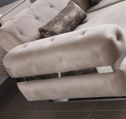 Living room Design Sofa 3 Seater Upholstery Three Seater Couch Sofas beige