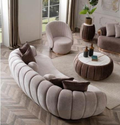Round Coffee table Upholstery Table with Round table top Coffee tables Tables Furniture