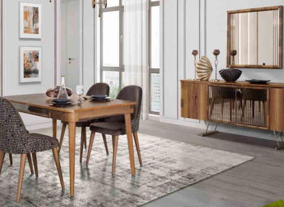 Complete Sets Dining room Set Dining table 6x Chair Suite Table Group 7pcs. sets Complete Sets Dining room Set Dining table 6x Chair Suite Table Group 7pcs. sets
