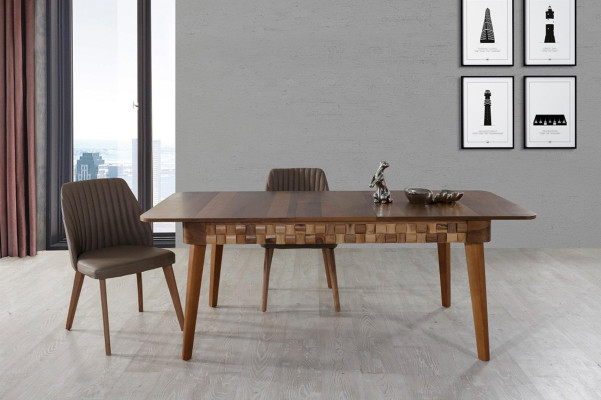 Italian Dining room dining set Table 2x Chairs Group 3pcs. Dining set set