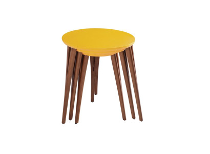 Wooden tables Side tables Flower stand set Side table Table Coffee table 3 pieces.