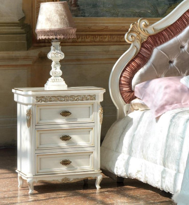 Design Bedroom 5 pcs Complete Set Bed Bedside table Chest of drawers Italian sets