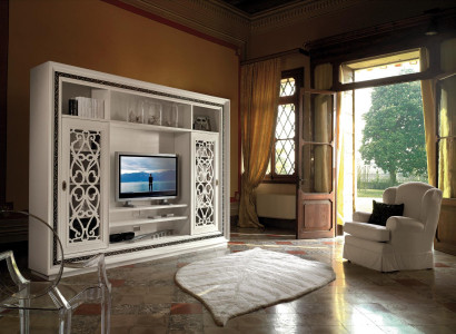 Wardrobe Display case Wood Living room Furniture TV Wall Units Modern Design Wall unit