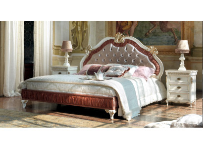 Design Modern Luxury Beds Furniture new Bed 2x Bedside table 3 pcs. Bedroom set