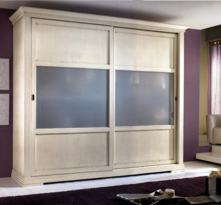 Luxury Wardrobe Italian Furniture Bedroom Wardrobe Real wood Cabinets