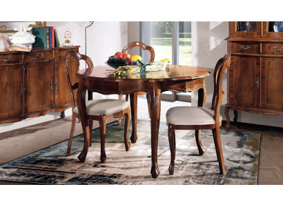 Dining table round table design luxury Italian furniture wooden furniture round tables new