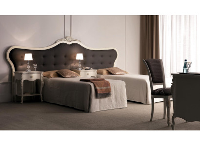 Hotel Furnishings 2x Beds Design Modern Bedroom Luxury Furniture 2pcs. set