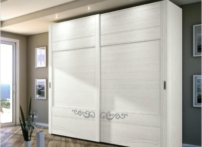 Wardrobe Wardrobe Shelf Storage Coat rack Modern Mirror Wood Design