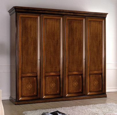 Luxury Wardrobe Wardrobe Italian Furniture Bedroom Real wood Cabinets