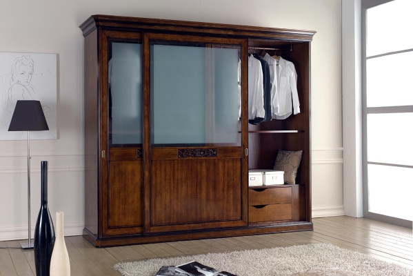 Wardrobe Bedroom Wardrobe Luxury Vaccari cav giovanni Solid wood new