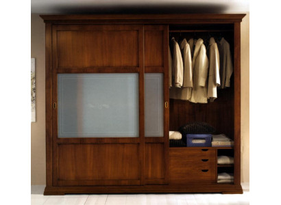 Luxury Wardrobe Bedroom Wardrobe Real wood Cabinets Italian Furniture