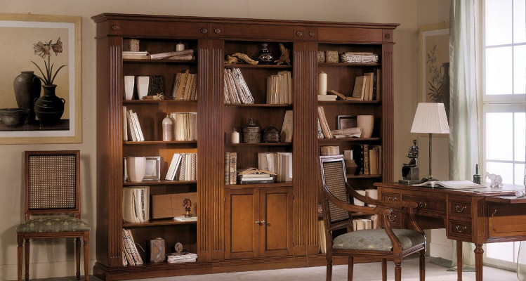 Shelf Living room Wardrobe Bookshelf Wood Office cupboard Cabinets Display case Italy