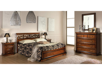 Bedroom Furniture Set Suite Italian Furniture Bedside table Solid Wood 3pcs