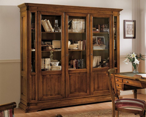 Wardrobe Shelf Living room Bookshelf Wood Office cupboard Cabinets Display case Italy