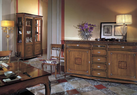 Side Low Board Wardrobe Living Room Shelf Luxury Designer Chest of drawers Sideboard new