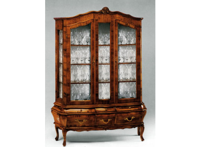 Living room Sideboard with 3 drawers and glass doors Dining room Sideboard Solid wood