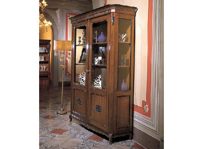 Furniture Real Wood Sideboard Designer Luxury Wood Display case Sideboard Italian