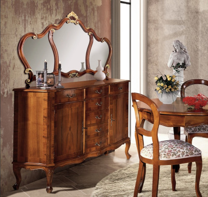Braun Chest of drawers Dressing table Dressing table Dressing table Mirror 7 drawers new