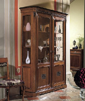 Display case Glass Design Wardrobe Wood Furniture new Display case Chests of drawers Vitrinen Chest of drawers