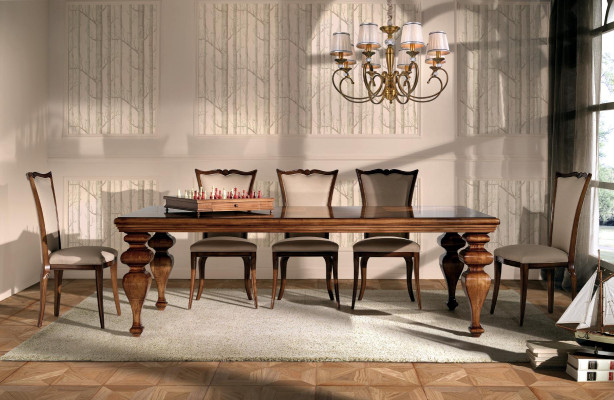 Table Furniture Dining table Natural wood Retro Style Dining room Living room Dining tables Wood