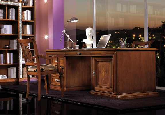 Designer Desk Table Furniture Office Desks Solid wood Tables Italy