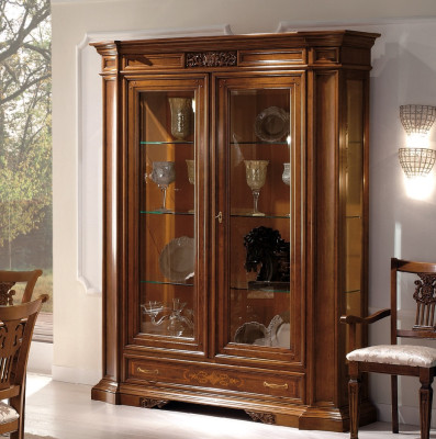 Display case sideboard showcases luxury glass wardrobe barrier brown wood design furniture