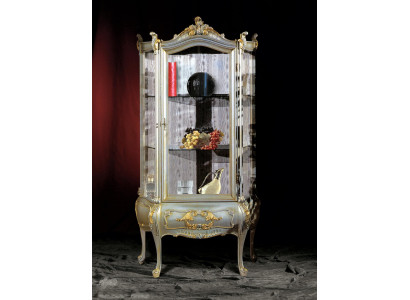 Baroque Furniture Italian Display case Wardrobe Furniture Cabinets Real wood Shelf Elegant