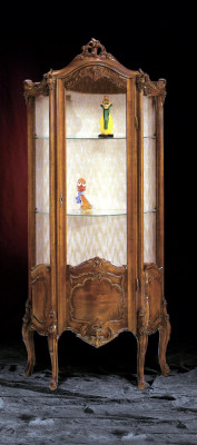 Display case Living room Furniture Sideboard Solid Wood Display cases Glass Wardrobe Real wood